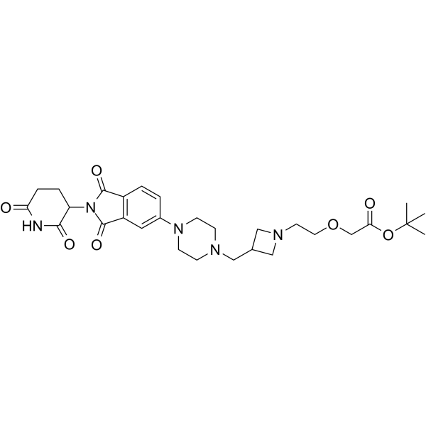 Thalidomide-piperidine-C-azetidine-C2-OC-boc